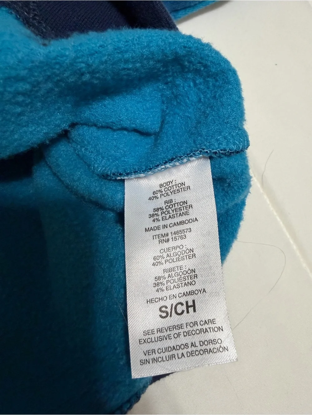 💥 KIDS Champion Blue Tie-Dye Hooded Sweatshirt - Picture 4 of 9